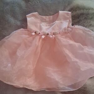 Charming Pink Floral Kids Formal Dress